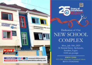 Covenant Child Academy Set To Dedicate Brand-New School Complex, Marking 25 Years Of Excellence