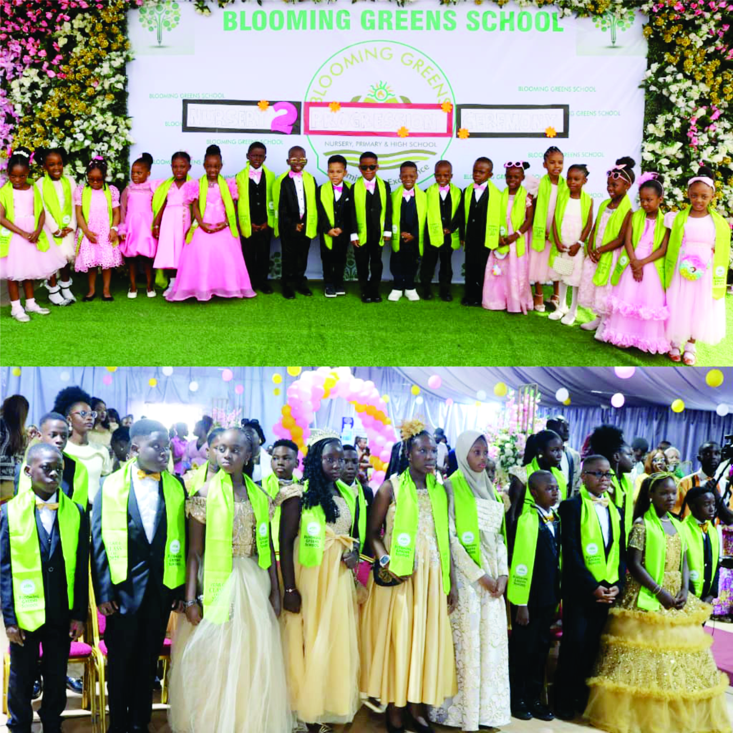 Blooming Greens School Celebrates Nursery 2 Progression and Year 6 Graduation in Style
